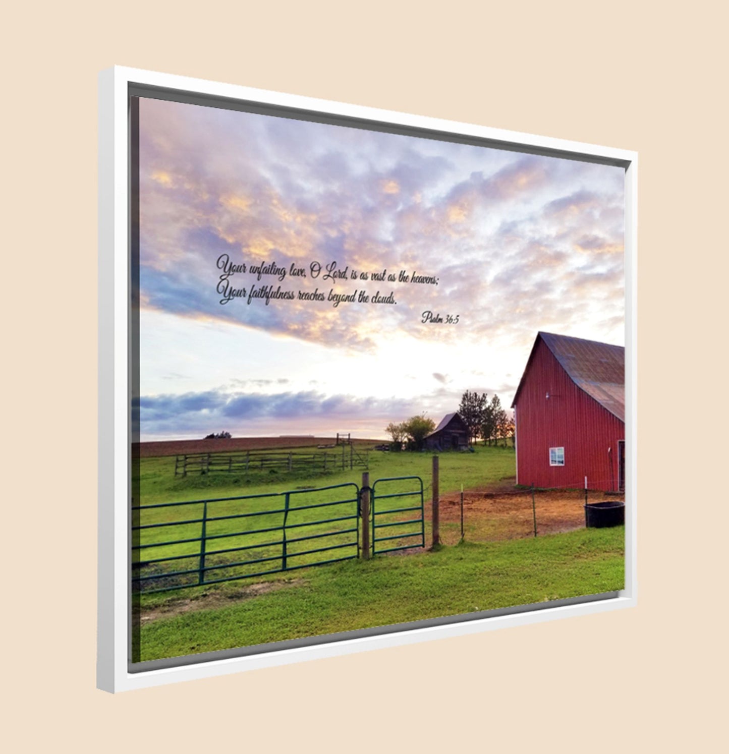 "Your Unfailing Love" Framed Canvas
