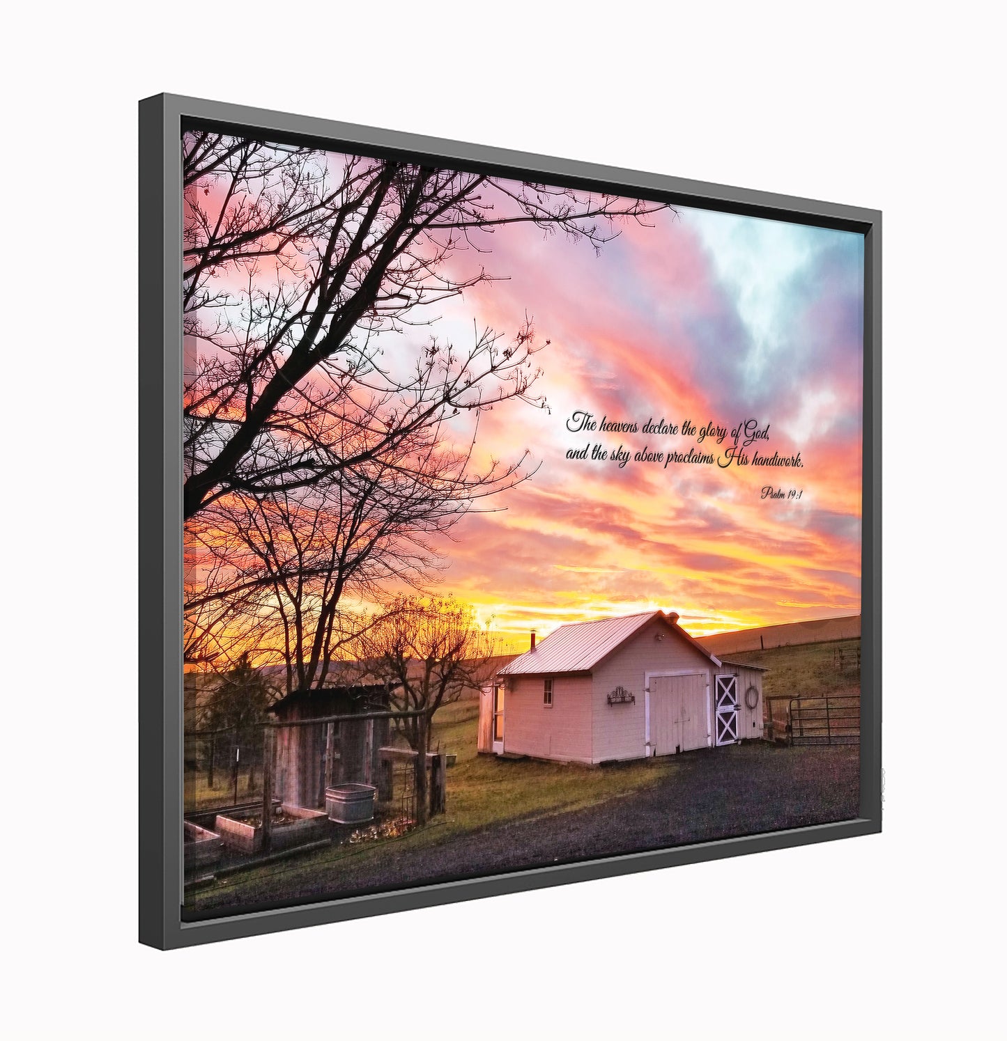 "The Heavens Declare" Framed Canvas