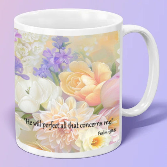 ...but God Yellow Floral mug